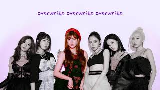 繁中韓字 Apink  Overwrite [upl. by Adnic]