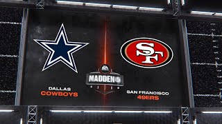 49ers vs Cowboys Simulation  Madden 25  Week 8 [upl. by Chan]