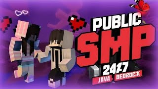 🔴MINECRAFT PUBLIC SMP LIVE  JAVA  MCPE 247 LIVE SERVER live shorts shortsfeed [upl. by Enaj]