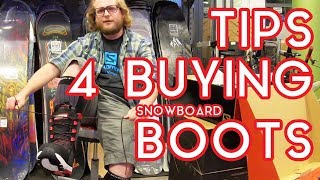 Vlog 55 Tips For Buying Snowboard Boots [upl. by Hegyera]