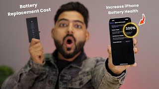 How to increase iPhone Battery health to 100  All iPhones in 2024  Battery replacement cost [upl. by Mount]