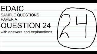 EDAIC Paper A Question Q 24 [upl. by Madelene]