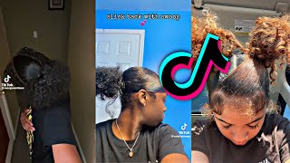 natural hairstyles black tiktok [upl. by Soinotna]