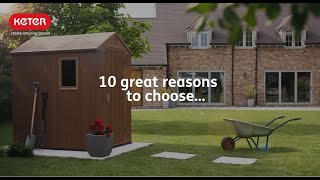 10 Great Reasons to Choose Keter Darwin Shed [upl. by Robinette]