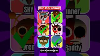 Guess Who Is Singing  Guess The Horror Incredibox Sprunki Characters By Their Voice Tunner Oren [upl. by Anirahc]