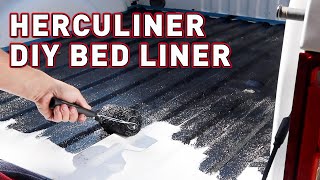 How to Apply Herculiner DIY Roll On Bed Liner on my 2018 Ford F150 [upl. by Eyla]