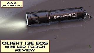 Olight i3E EOS AAA LED Torch Review [upl. by Anyt]