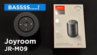 Joyroom JR M09 TWS Bluetooth Speaker  Unboxing amp First Impression  Bass at Budget [upl. by Anelrahc]