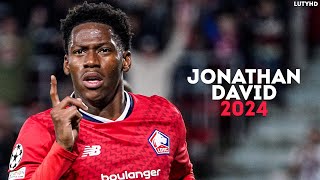 Jonathan David 2024  The Perfect Striker  Skills Goals amp Assists  HD [upl. by Cazzie]