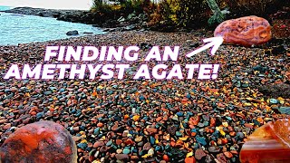 Exploring for Lake Superior Agates  Rockhounding for gems [upl. by Coyle]