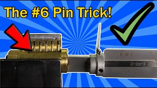 391The Kwikset KW1 amp KW5 Lishi Just Got More Interesting  The No 6 Key Pin Trick [upl. by Alhsa683]