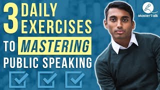 3 Daily Public Speaking Exercises [upl. by Jemie795]