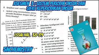 Pembahasan Soal Asesmen 3  Sistem Periodik Unsur dan Sifat Keperiodikan Unsur 11A  Essai [upl. by Nelrsa]