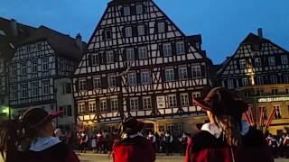 Kuchen und Brunnenfest 2017 in Schwäbisch Hall  Auf dem Marktplatz [upl. by Attekahs]