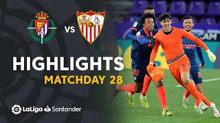 Highlights Real Valladolid vs Sevilla FC 11 [upl. by Brett]