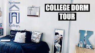 FRESHMAN SPELMAN COLLEGE HH DORM ROOM TOUR 2017 2018  KENNEDY SIMONE [upl. by Ehttam]