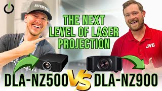 JVC Laser Projector Comparison DLANZ500 vs Flagship DLANZ900 [upl. by Ydnagrub]