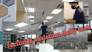 Facilities assistant daily tasks [upl. by Ecyrb514]