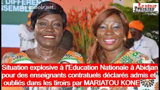 LEDEBATV Education nationale en Côte d’Ivoire la voix de quelques sacrifiés [upl. by Ailana]