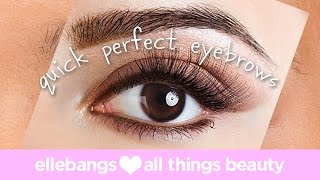 DIY 5 Minutes to Perfect Eyebrows [upl. by Siroval]