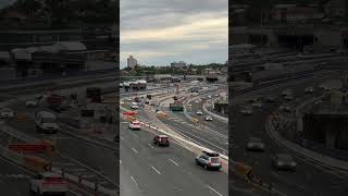 Warringah Freeway upgrade in progress  Cammeray Sydney Australia [upl. by Moscow]