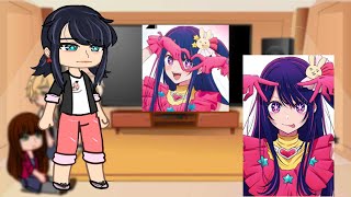 ♡Mlb react to Marinette future as ai hoshino♡ Part 1 [upl. by Leeann]