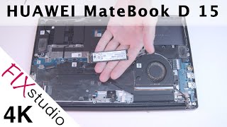 HUAWEI MateBook D 15  disassemble 4k [upl. by Ellata]