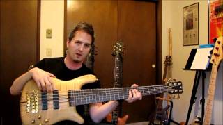 Warwick Bass Comparison Streamer Stage I and II and Thumb NT [upl. by Nivlag298]