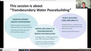 Problematizing the Enabling Factors behind Successful Transboundary Water Peacebuilding [upl. by Darrow625]