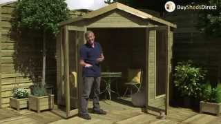 Embrace Tranquility with the Contemporary Corner Summerhouse from Buy Sheds Direct [upl. by Han]