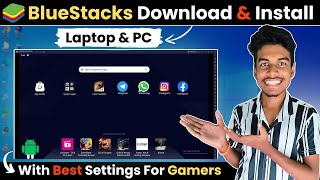 How To Download BlueStacks In Laptop amp PC  How To Install BlueStacks On Windows 10 amp 11 [upl. by Ob]