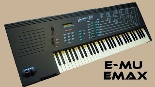 Emu Emax Sampler  sound library 1986 Depeche Mode and more [upl. by Yenot]