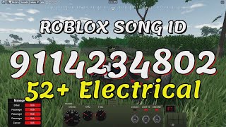 52 Electrical Roblox Song IDsCodes [upl. by Ocin]