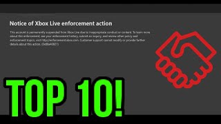 Top 10 Dumbest Reasons to Get BANNED from Xbox LIVE 10 of my Dumbest Xbox Bans [upl. by Asil]