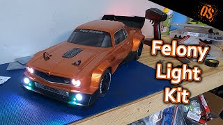 Arrma Felony Polo Creations Light Kit Installation [upl. by Beatrisa]