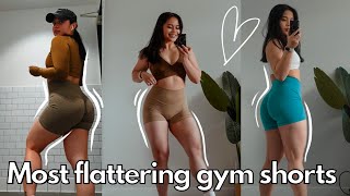 sooo many workout shorts amazon wishlist try on haul [upl. by Melinda]