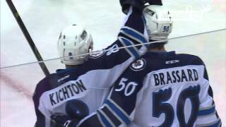 Manitoba Moose Goal Austen Brassard February 26 2016 [upl. by Towrey926]