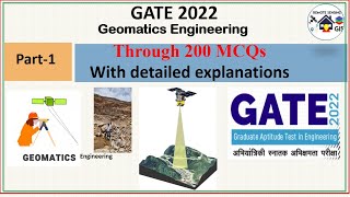 Geomatics Engineering GE Through 200 MCQs With detailed explanations  GATE 2022  Part 1 [upl. by Eriha800]