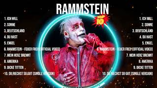 Rammstein Greatest Hits  Top 10 Best Songs To Listen in 2023 amp 2024 [upl. by Kizzie610]