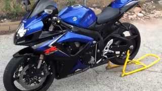 2007 GSXR 600 BlueBlack stock walk around [upl. by Sathrum]