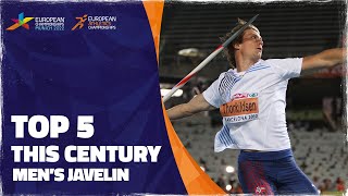 FURTHEST Men’s Javelin Throws Of The 21st CENTURY  Top 5  European Athletics Championships [upl. by Jonna]