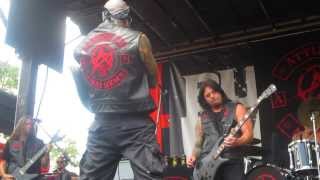 Attika7  Serial Killer Live at Rockstar Energy Drink Mayhem Festival 2013 [upl. by Nasah996]