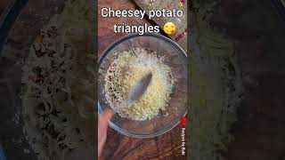 potato cheese triangles cheese recipes evening snacks snacks recipes  potato triangles [upl. by Assirrak580]