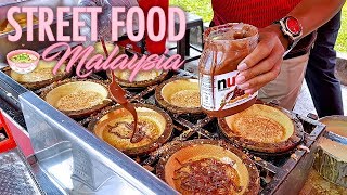 VIRAL Apam Balik Nutella Cheese LELEH amp Serunding Daging Beef Floss  Malaysian Street Food [upl. by Kania]