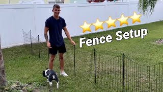 The Perfect Temporary Fence For Your Dog [upl. by Gaw]