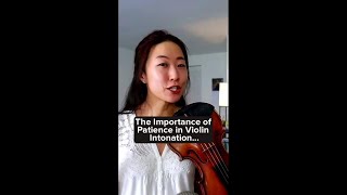 How to Practice Intonation on Violin violinist violin violinpracticetip violinintonation [upl. by Enelram]