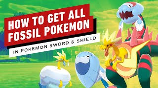 How to Get Every Fossil Pokemon in Sword and Shield Dracovish Arctovish Dracozolt Arctozolt [upl. by Kerad465]