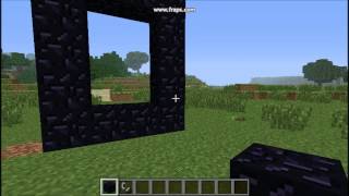 TUTO Minecraft  Comment Faire Un Portail Vers Le Nether [upl. by Ahseikan32]