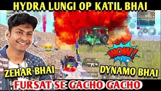 DYNAMO  HYDRA LUNGI OP  DYNAMO ON OnePlus 8 LAUNCH  PUBG MOBILE  BEST OF BEST [upl. by Ettenaj]