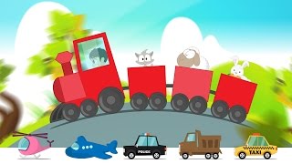 Learn Colors with Street Vehicles in Arabic for Kids  تعليم الألوان مع وسائل النقل للاطفال [upl. by Eillak]